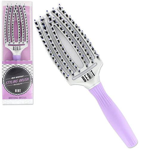 BEAUT Heat Resistant Stylilng Brush w/styling Pick - Image 3