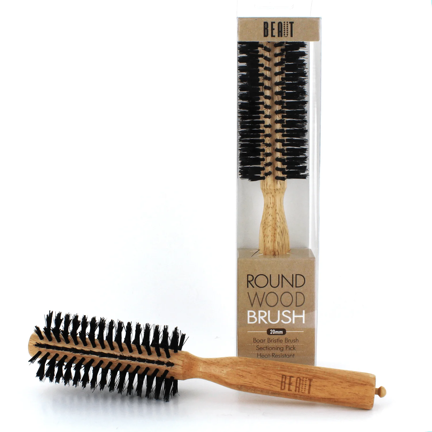 BEAUT Wood Round Brush - Image 2