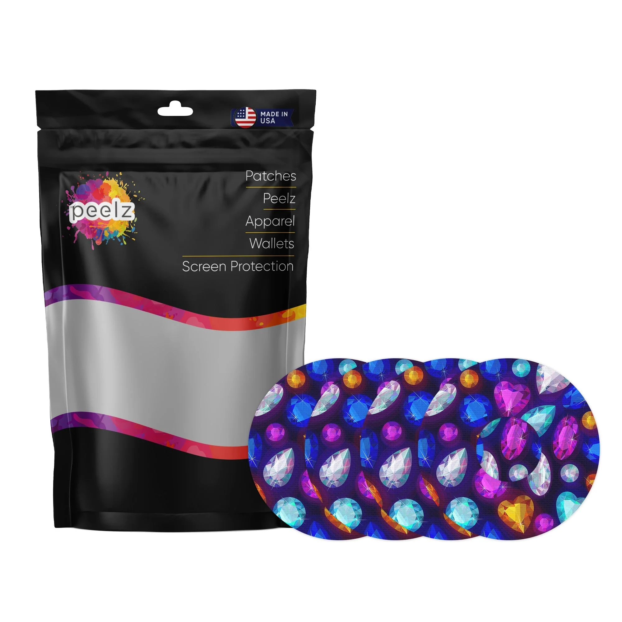 Bejeweled Patch Tape Designed for the FreeStyle Libre 3 Plus & Lingo - Image 2