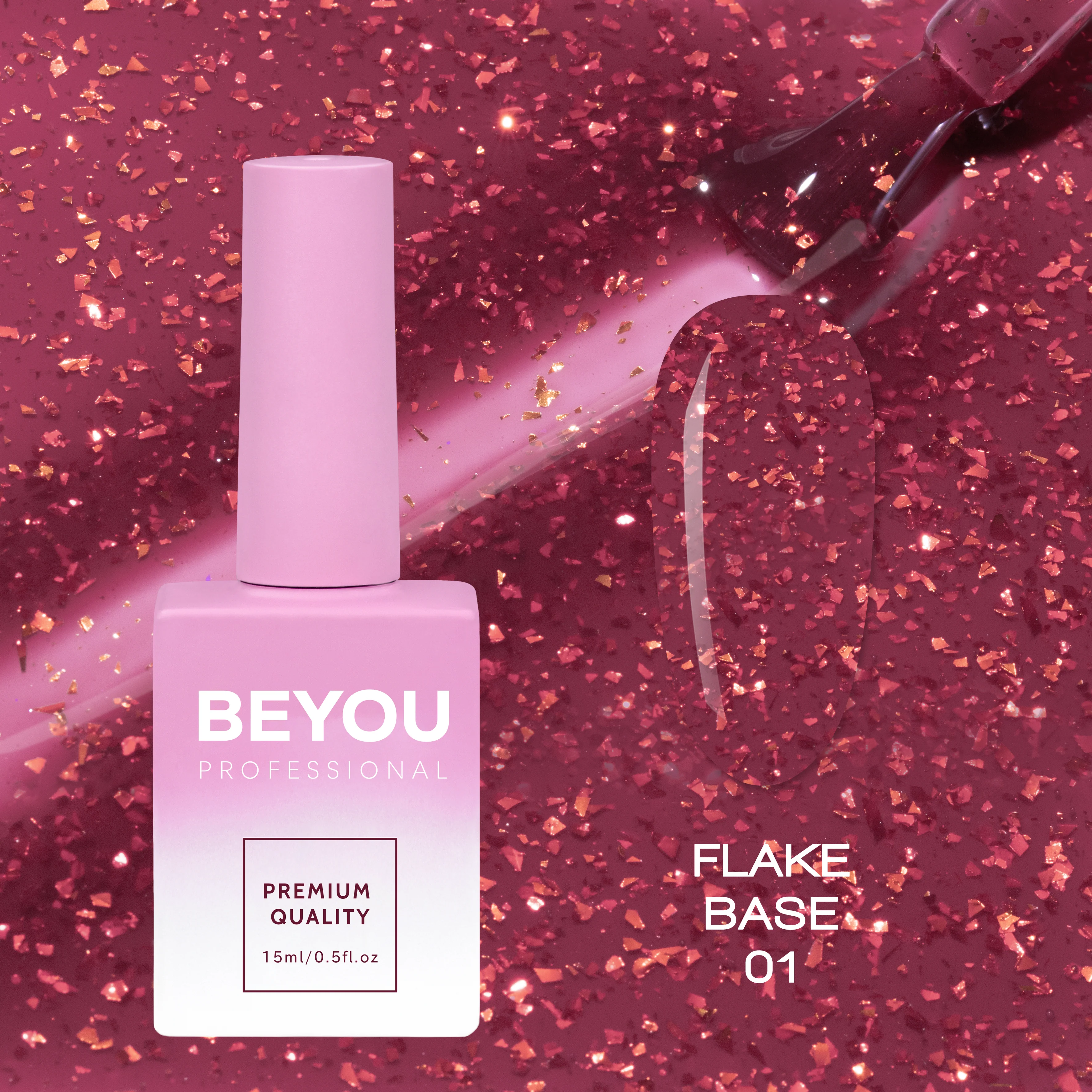 BEYOU Professional Flake base 01(Fall collection) 15ML