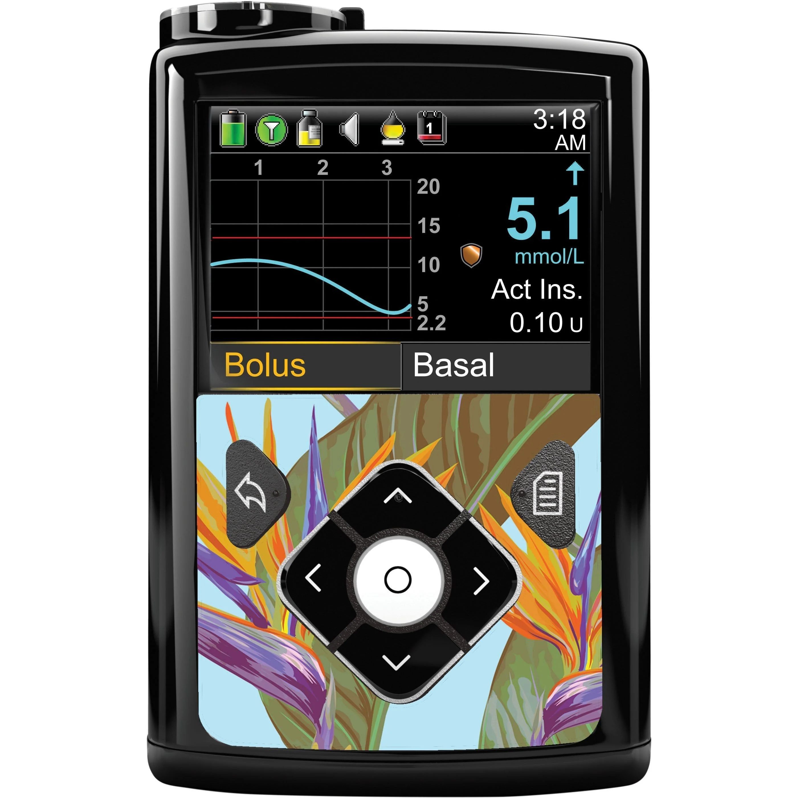 Birds of Paradise for Sticker for Medtronic MiniMed 770G & 780G
