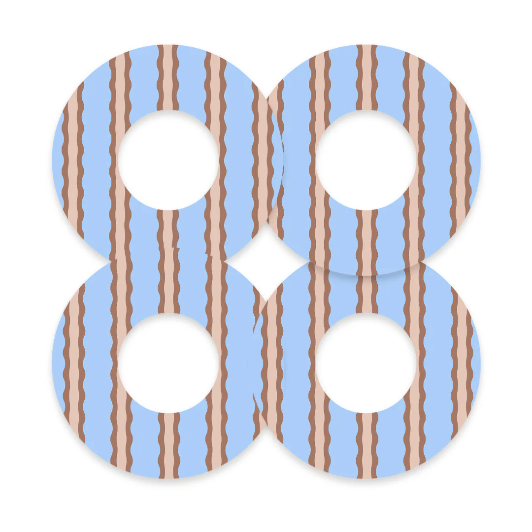 Boardwalk Waves Freestyle Libre 2 Patch Tape - Pump Peelz - Image 3