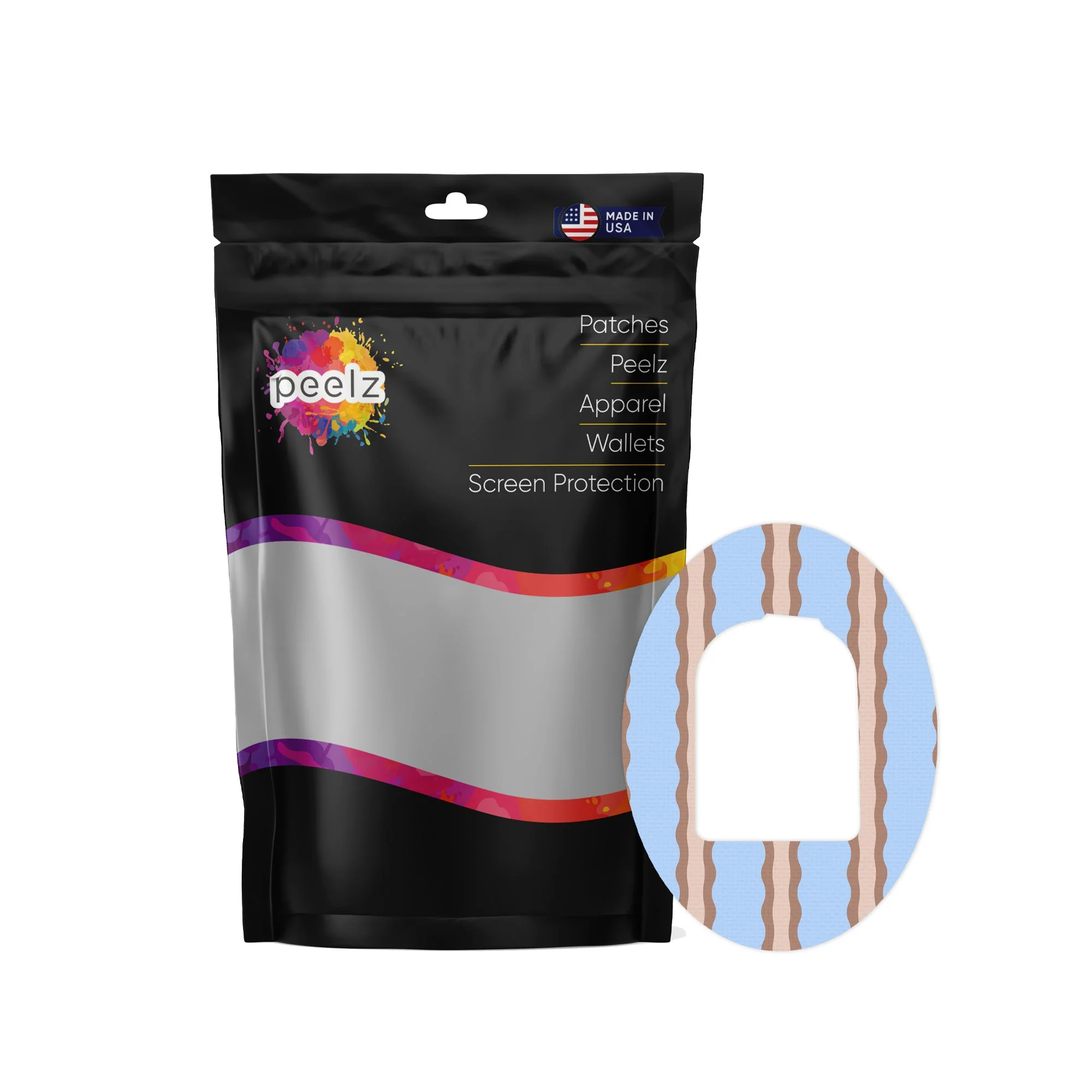 Boardwalk Waves Pod Patch Tape - Pump Peelz - Image 3