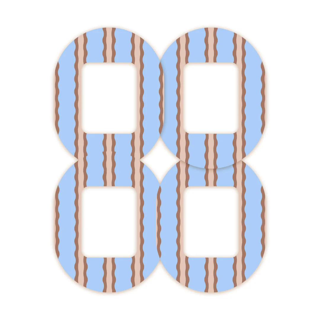 Boardwalk Waves Tandem Mobi Decorative Patch Tape - Pump Peelz - Image 3