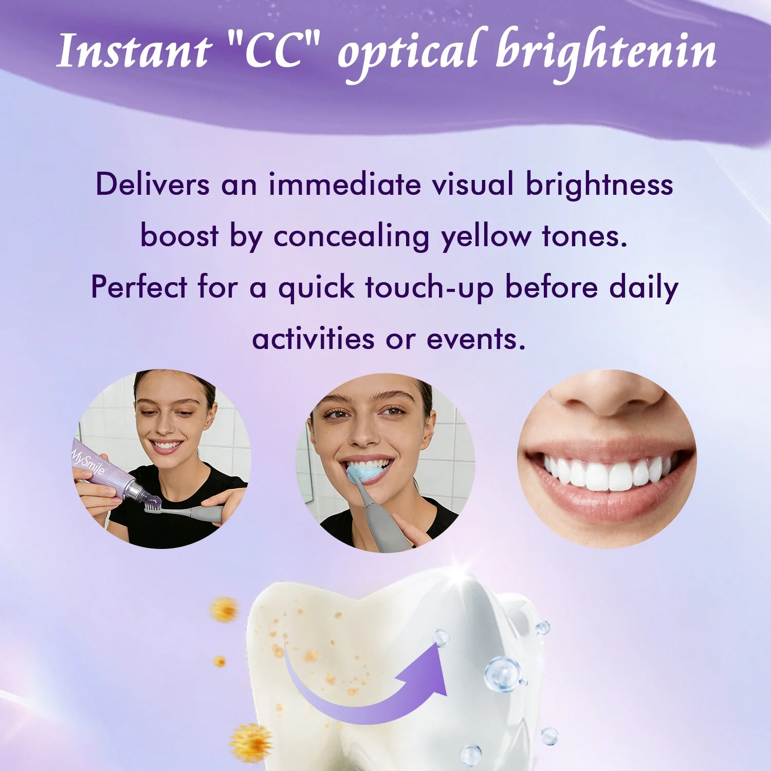 MySmile Purple Color Correcting Toothpaste 2 Pack - Image 4