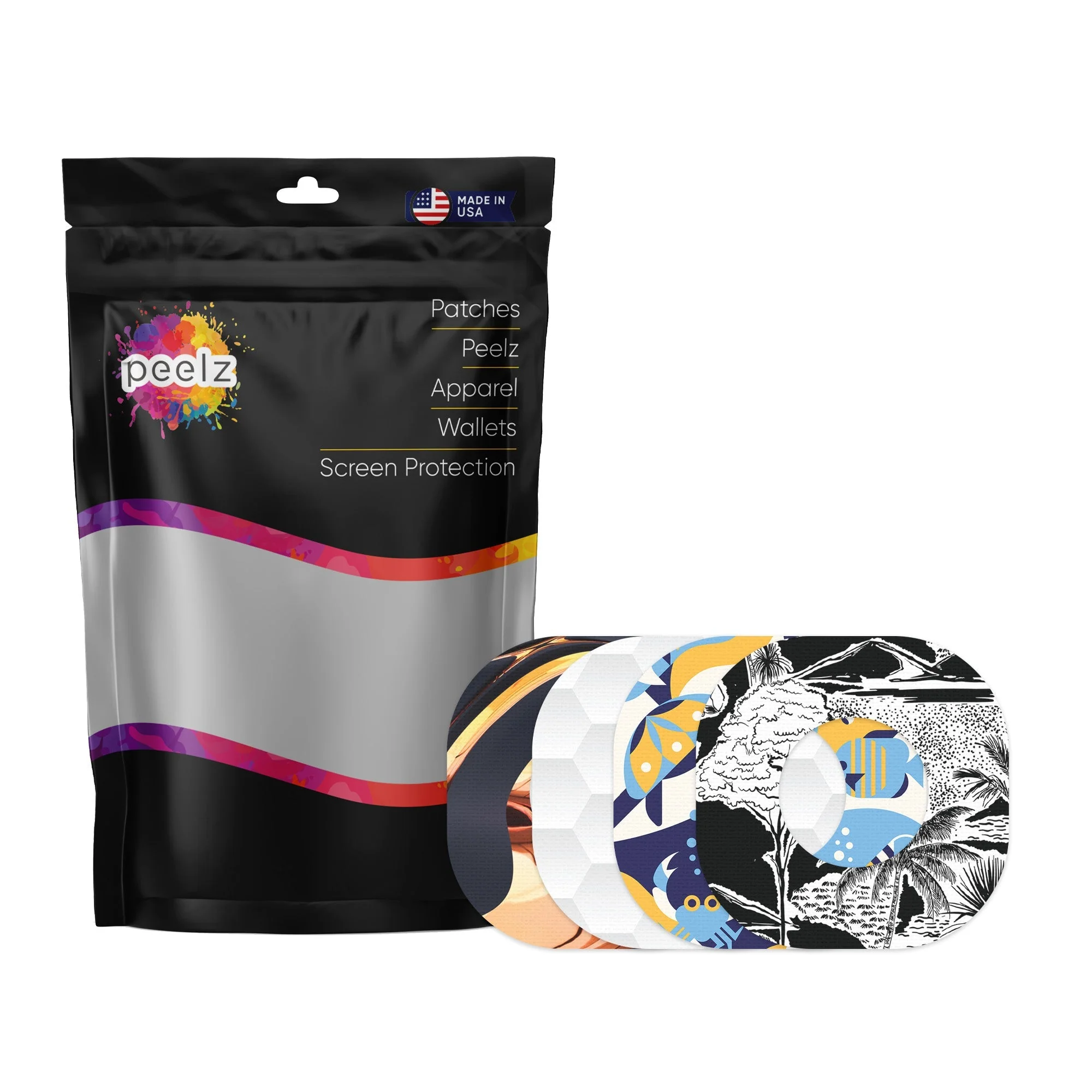 Boys Summer Variety Dexcom G7 and Stelo Patch Tape - Pump Peelz