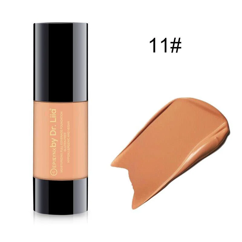 Breathable Full-Coverage Foundation – Dewy Finish, Hydrating, Vegan, Gluten-Free (SPF 15) - Image 21