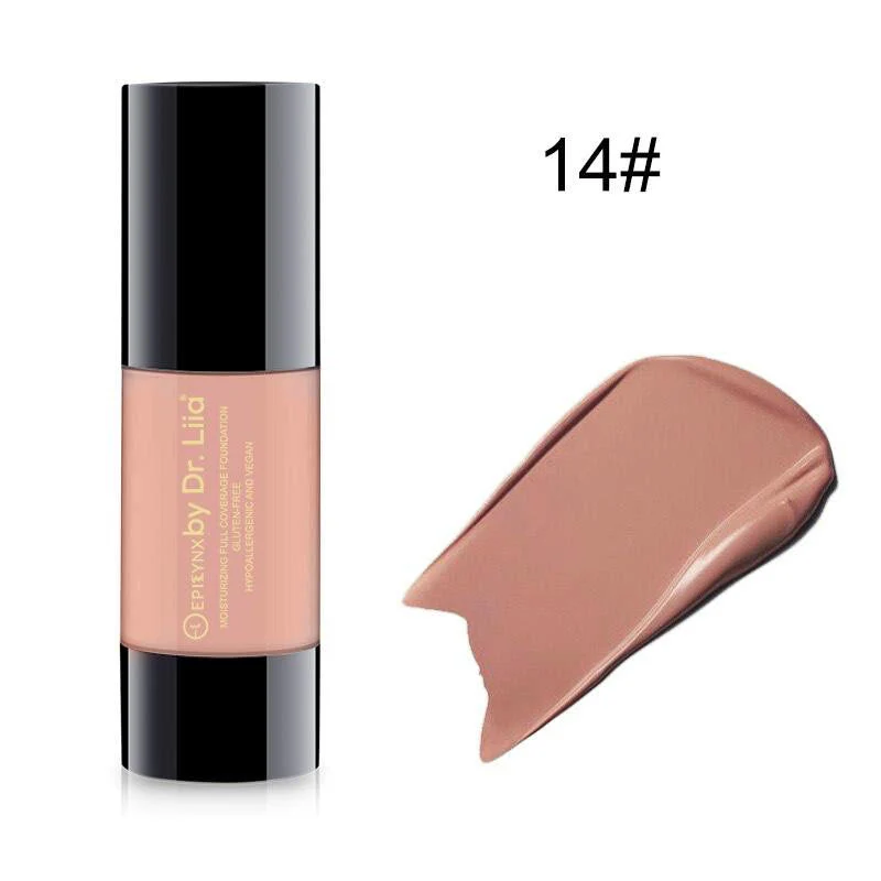 Breathable Full-Coverage Foundation – Dewy Finish, Hydrating, Vegan, Gluten-Free (SPF 15) - Image 24