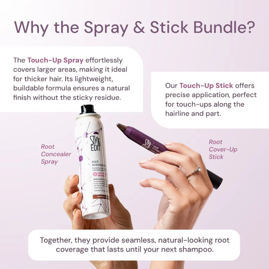 Root Cover Up Stick and Full Size Spray Duo - Image 9