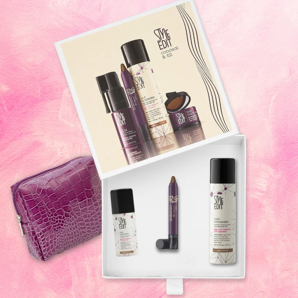 Root Concealer Spray and Stick Trio (Full & Travel Size Spray) - Image 2