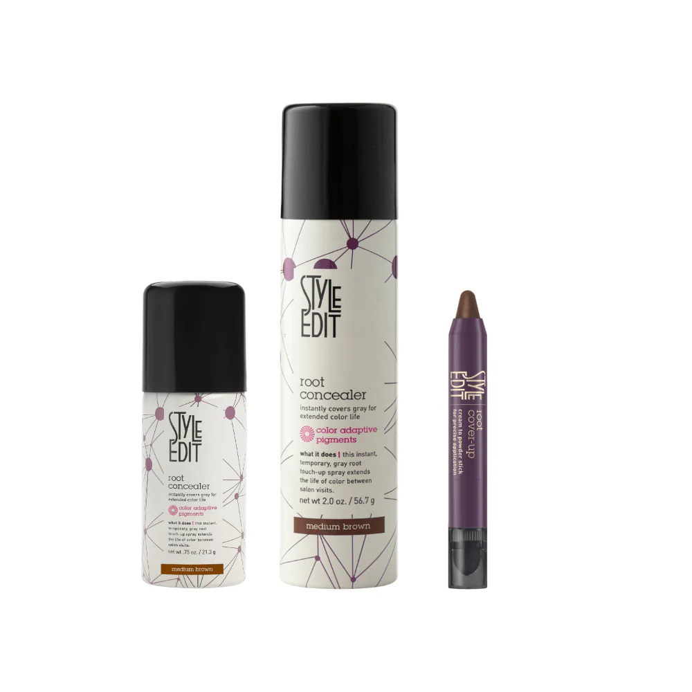 Root Concealer Spray and Stick Trio (Full & Travel Size Spray) - Image 6
