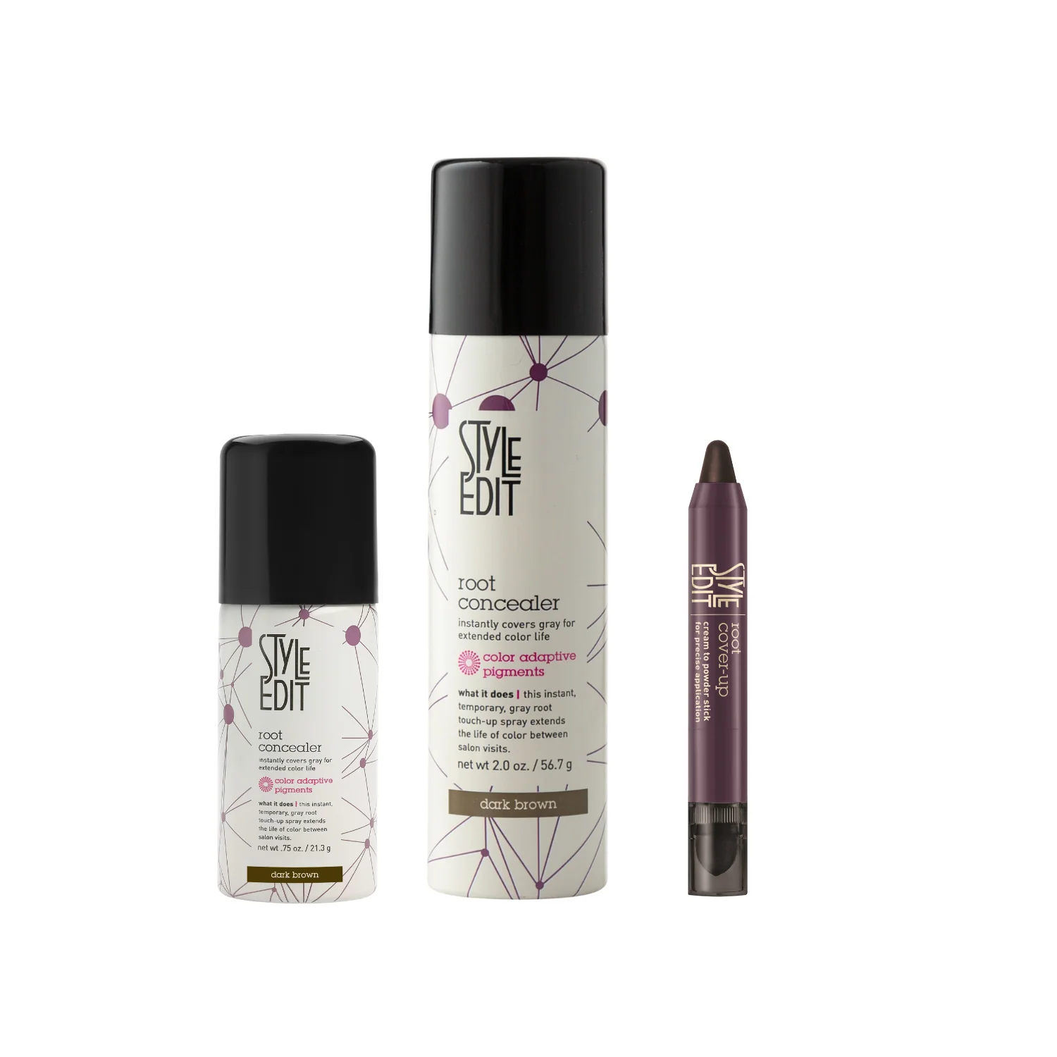 Root Concealer Spray and Stick Trio (Full & Travel Size Spray) - Image 8