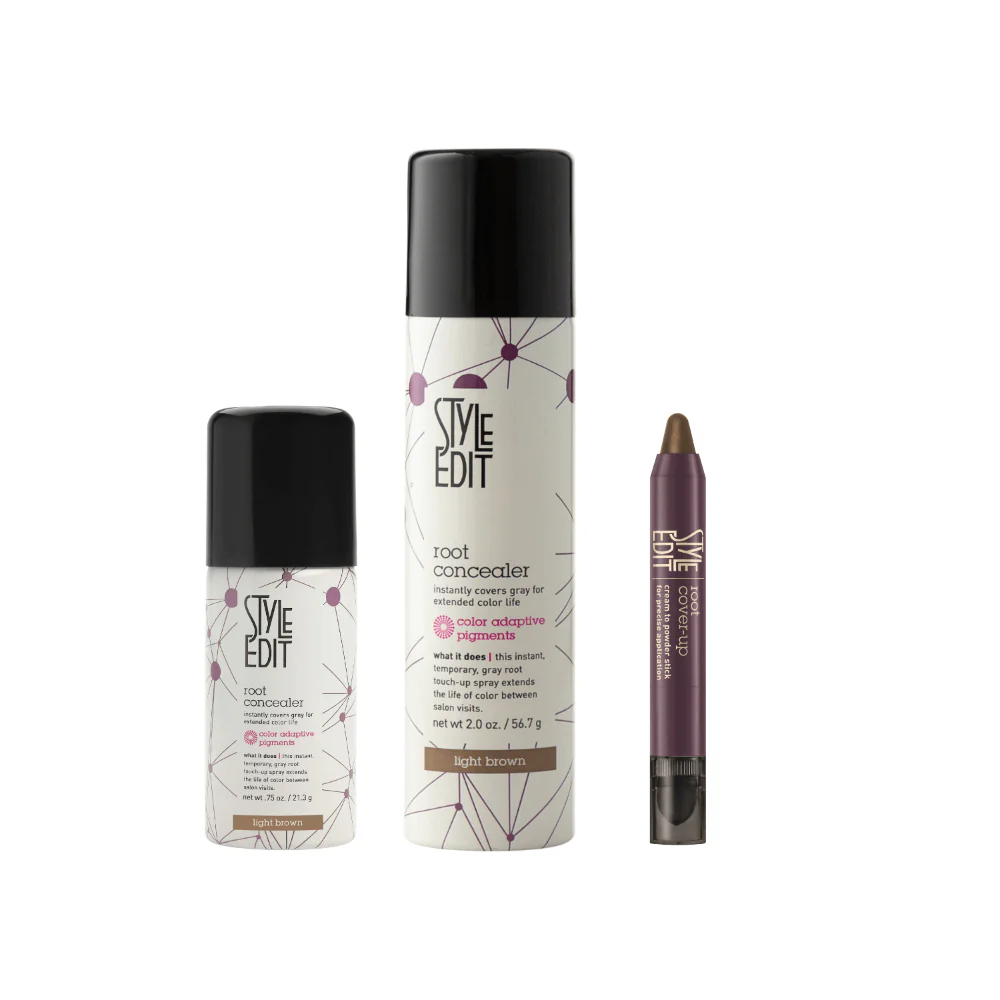 Root Concealer Spray and Stick Trio (Full & Travel Size Spray) - Image 9