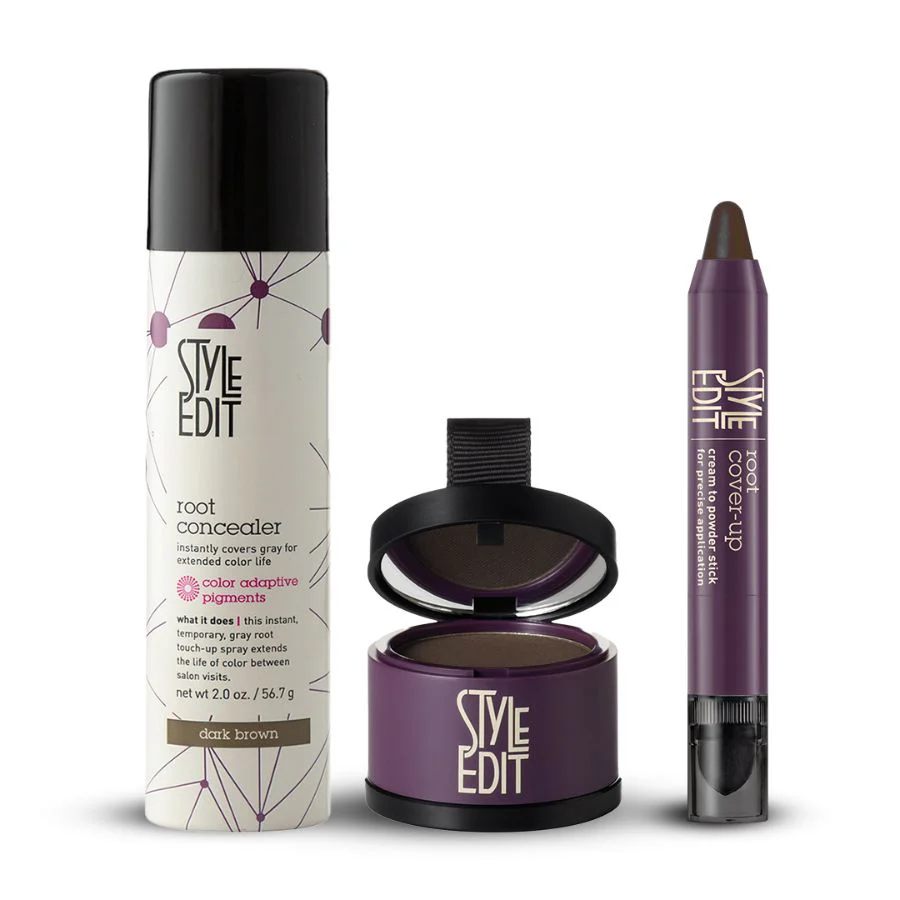 Best Sellers Trio: Full Size Root Concealer Spray, Stick and Powder Trio - Image 10