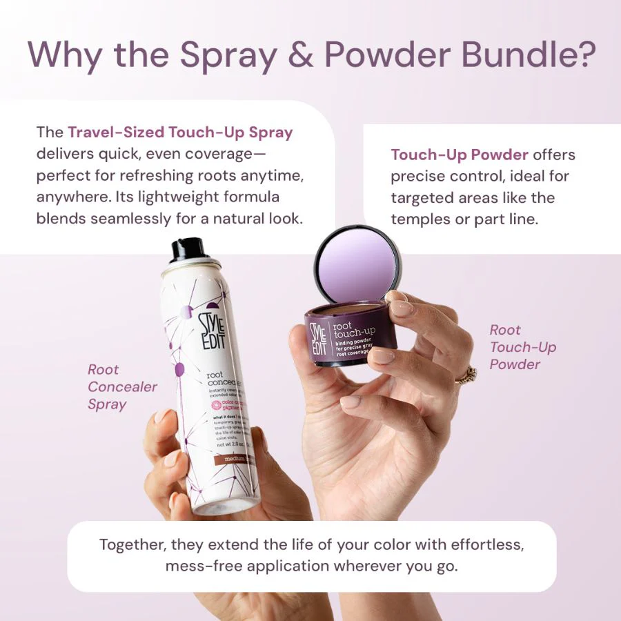 Root Touch Up Powder and Spray Duo - Image 9