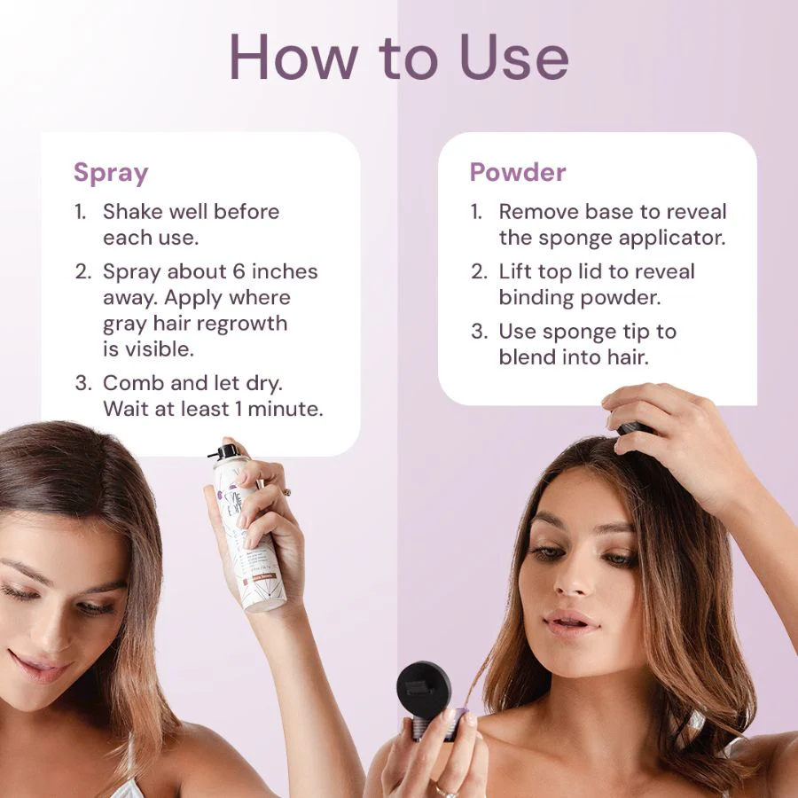 Root Touch Up Powder and Travel Size Spray Duo - Image 4
