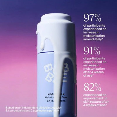Bubble Skincare Cosmic Silk Hydrating Milky Toner 3.4 fl oz - Imperfect Box - Image 3