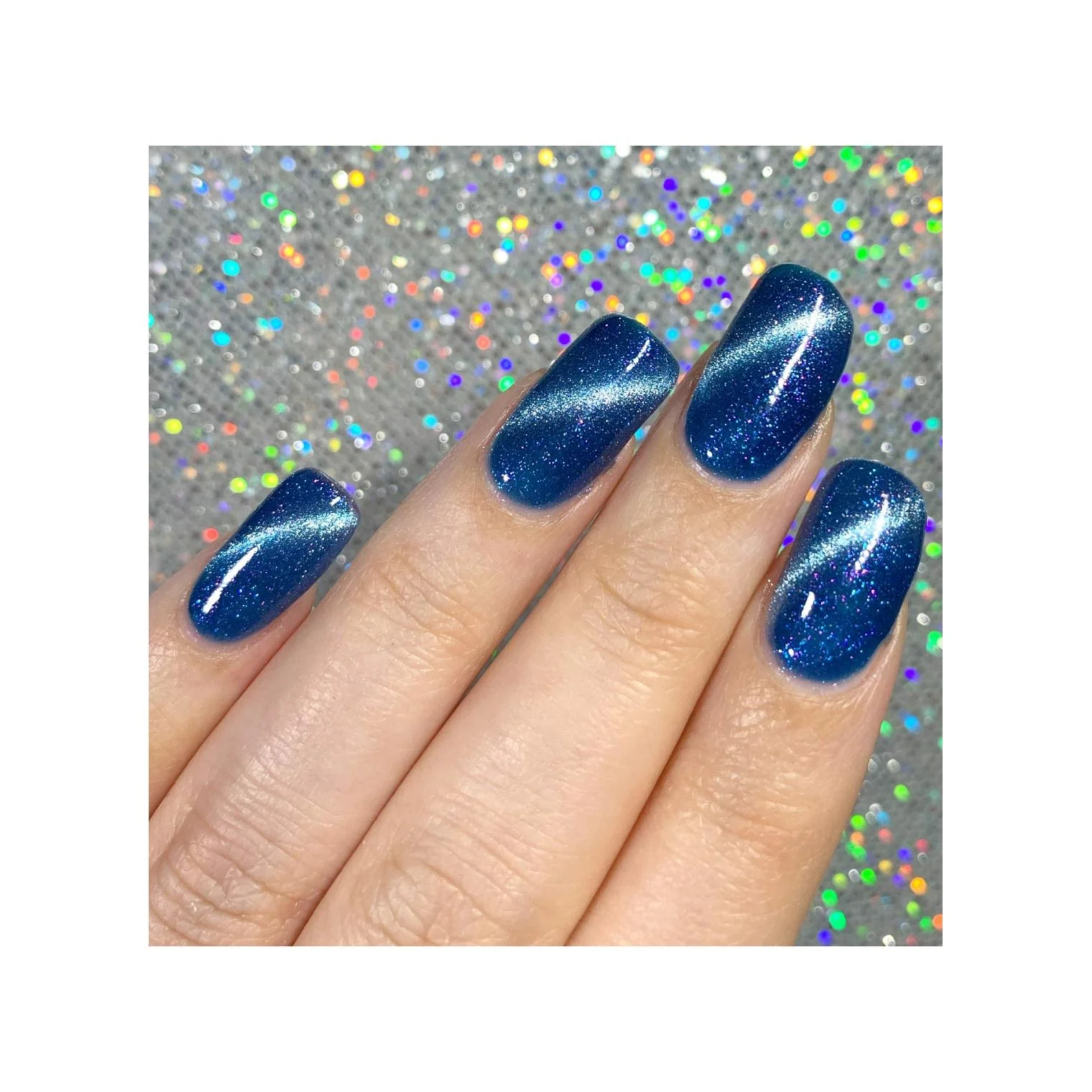 Calm Before The Storm - Cats Eye Iridescent Gel Polish - Image 10