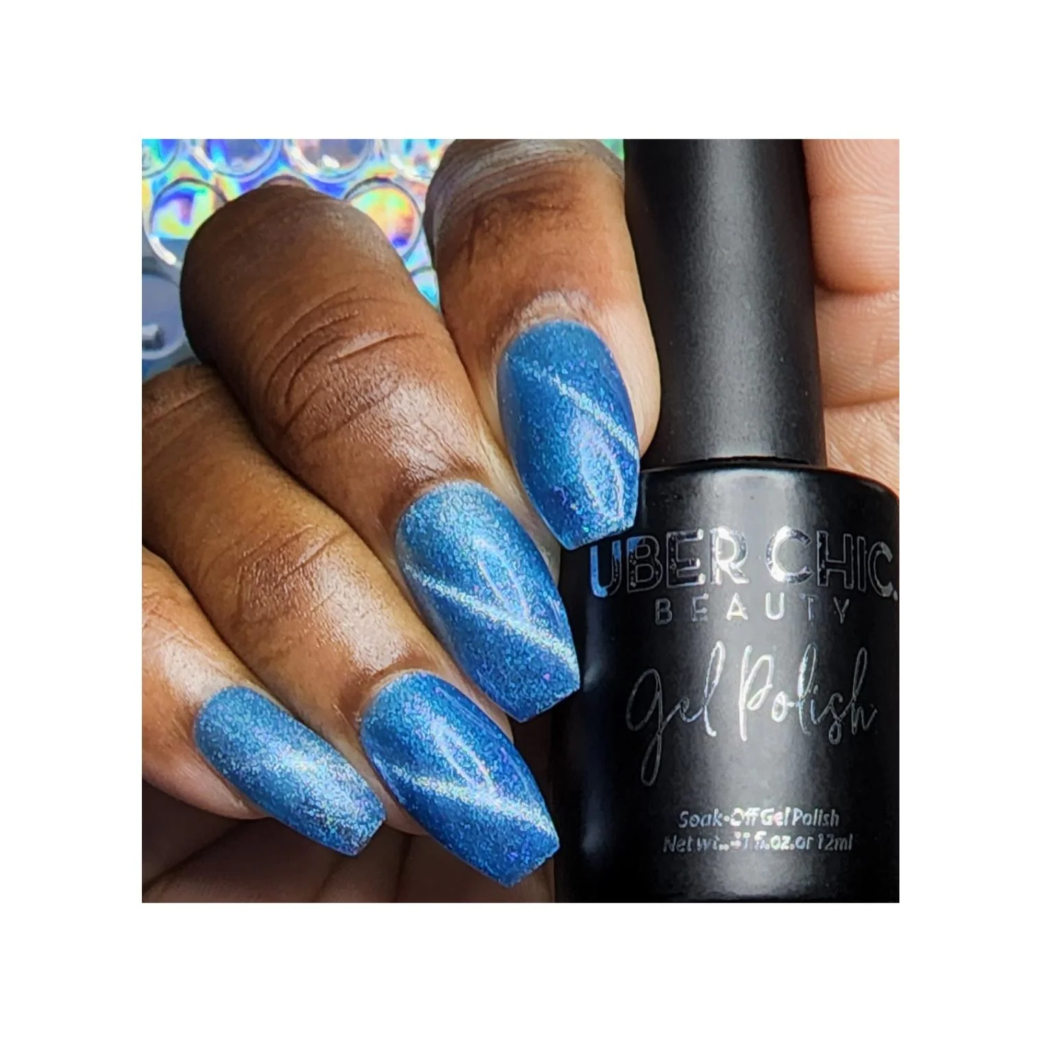 Calm Before The Storm - Cats Eye Iridescent Gel Polish - Image 11