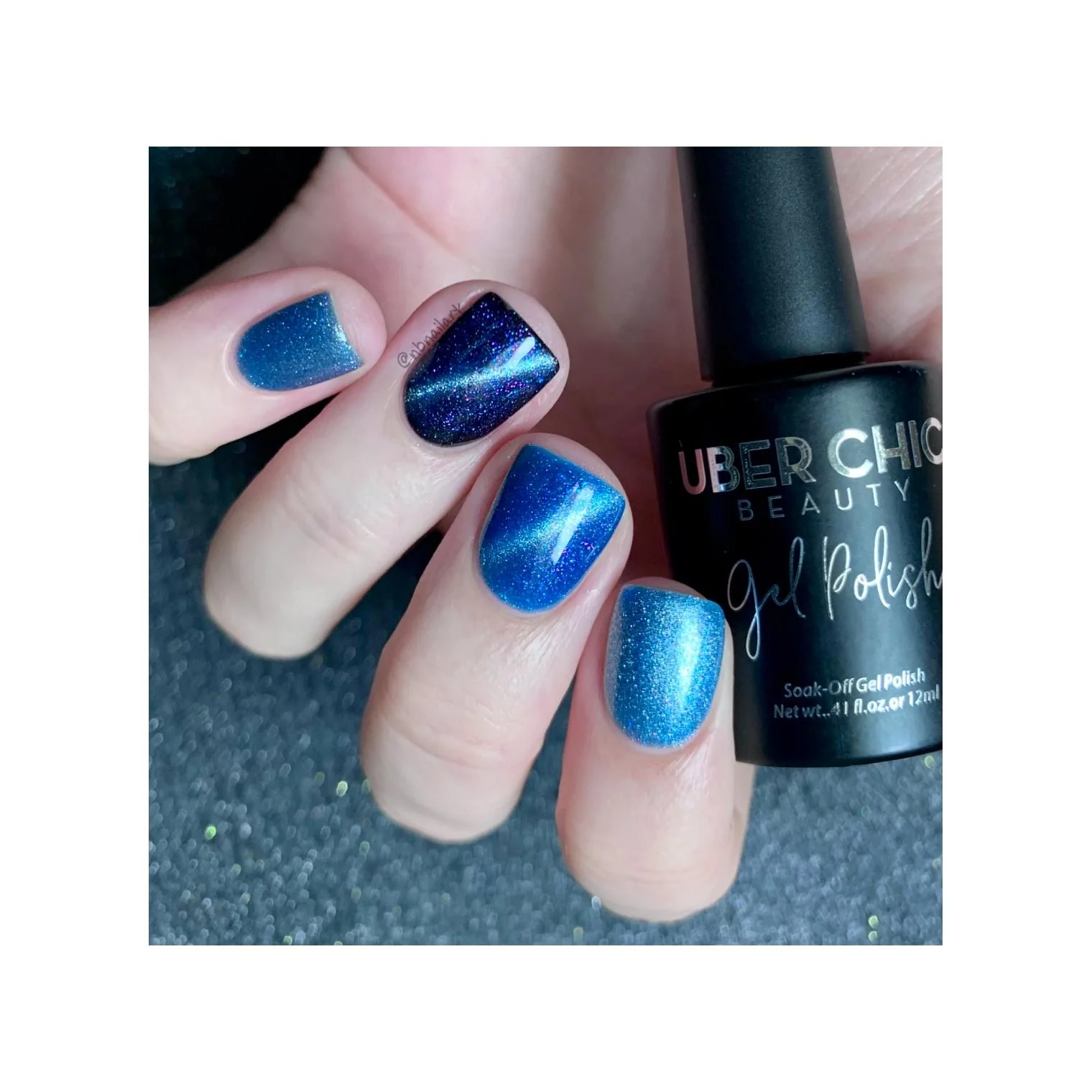 Calm Before The Storm - Cats Eye Iridescent Gel Polish - Image 12