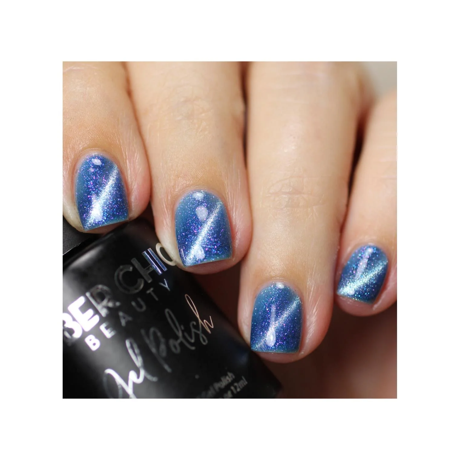 Calm Before The Storm - Cats Eye Iridescent Gel Polish - Image 4