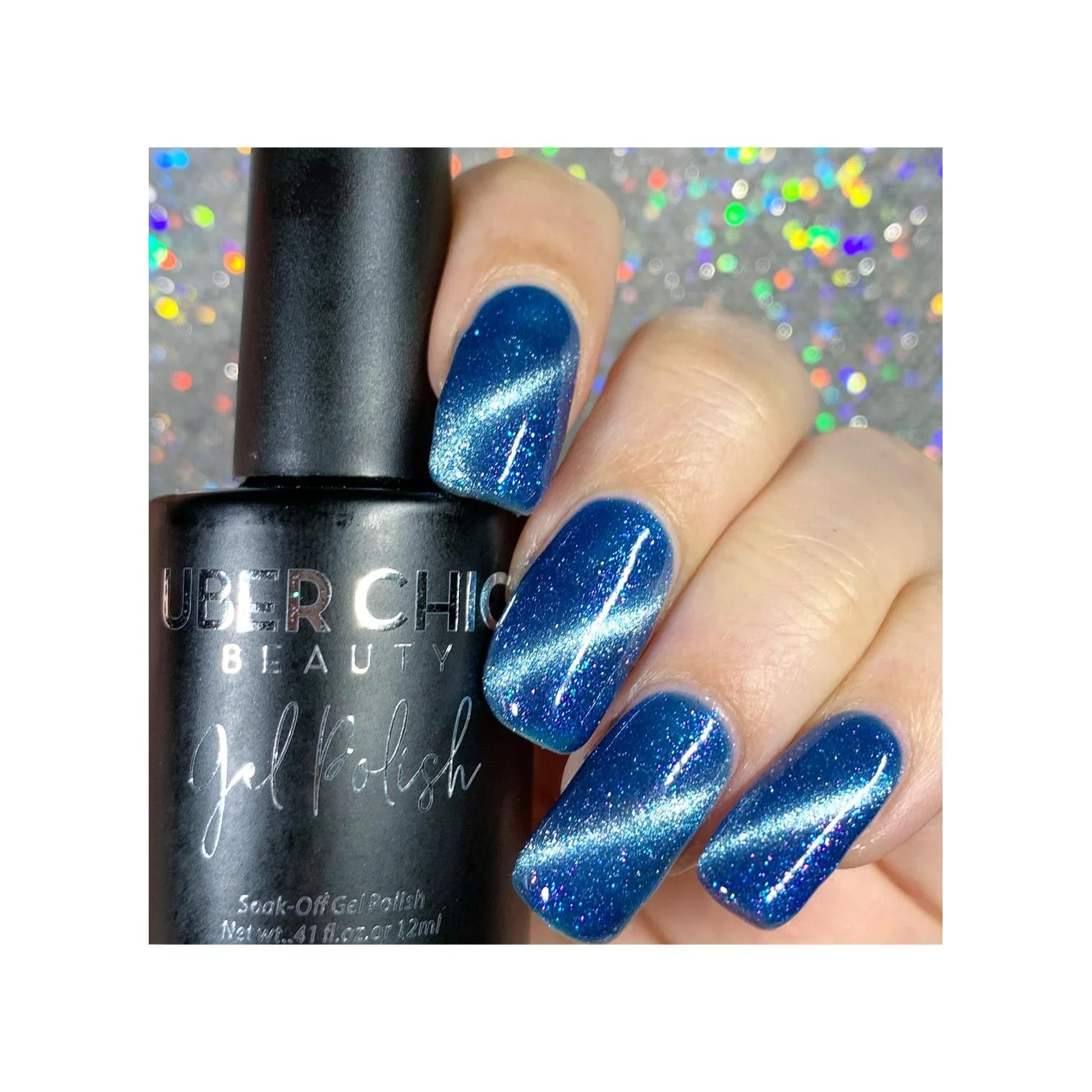 Calm Before The Storm - Cats Eye Iridescent Gel Polish - Image 8