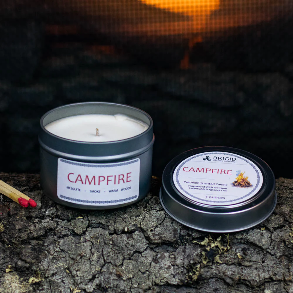 Campfire Soy Wax Candle - Mesquite, Cedarwood, and Campfire Smoke - Image 3