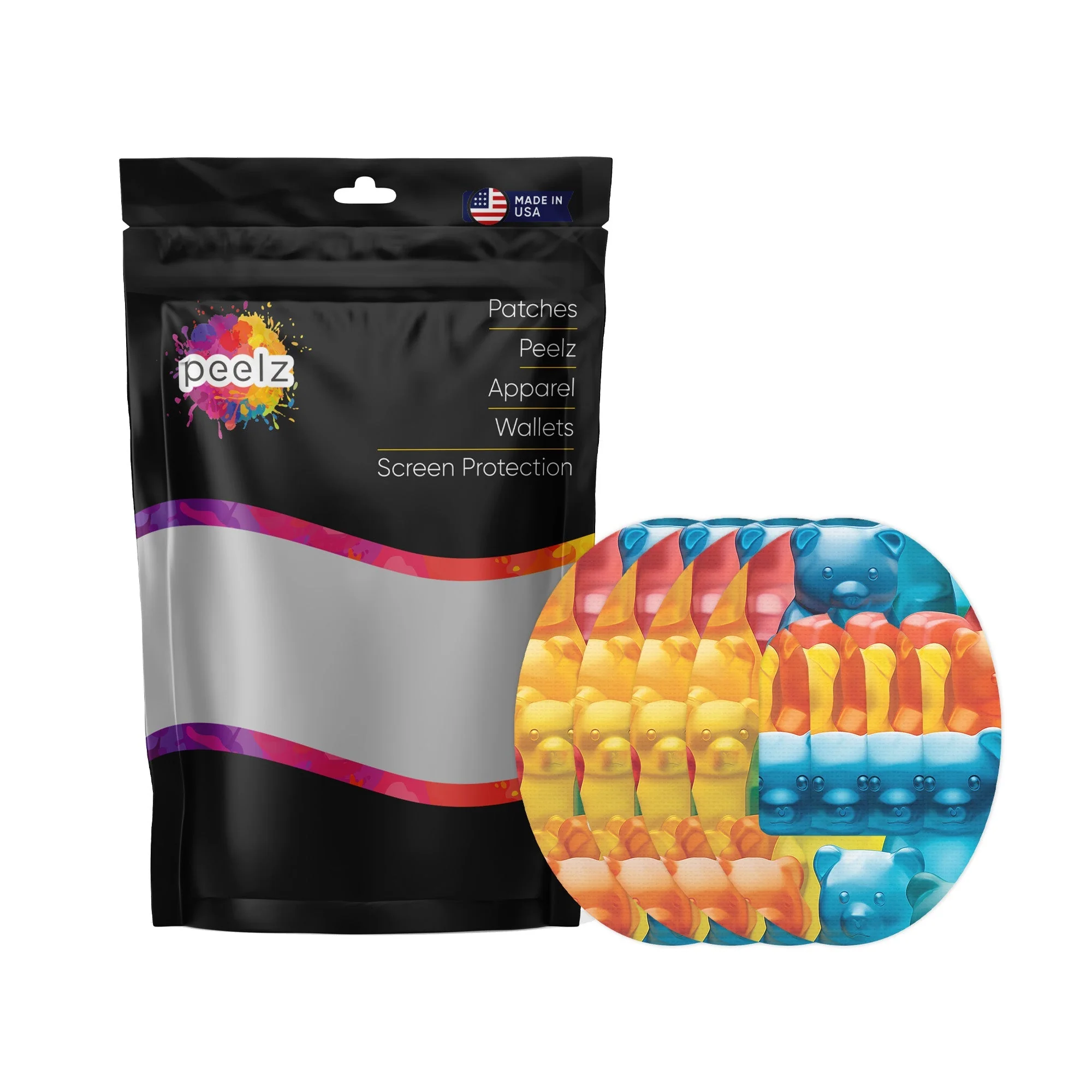Candy Bears Pod Patch Tape - Pump Peelz - Image 2