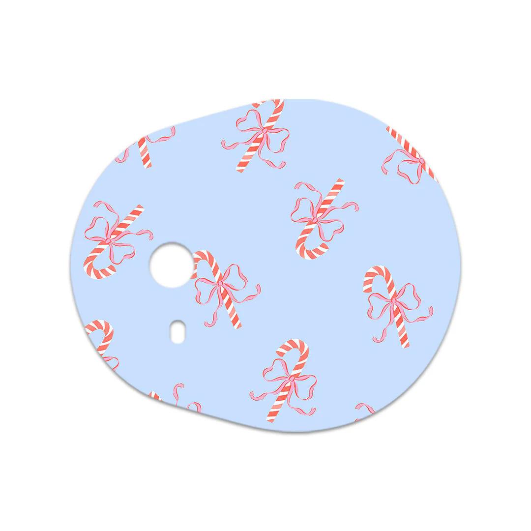 Candy Cane Lane Dexcom G7 and Stelo Transmitter Sticker - Pump Peelz - Image 2