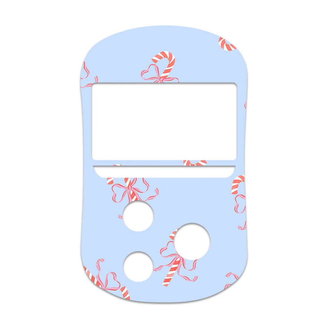 Candy Cane Lane OneTouch Verio Flex Glucometer Sticker - Pump Peelz - Image 2