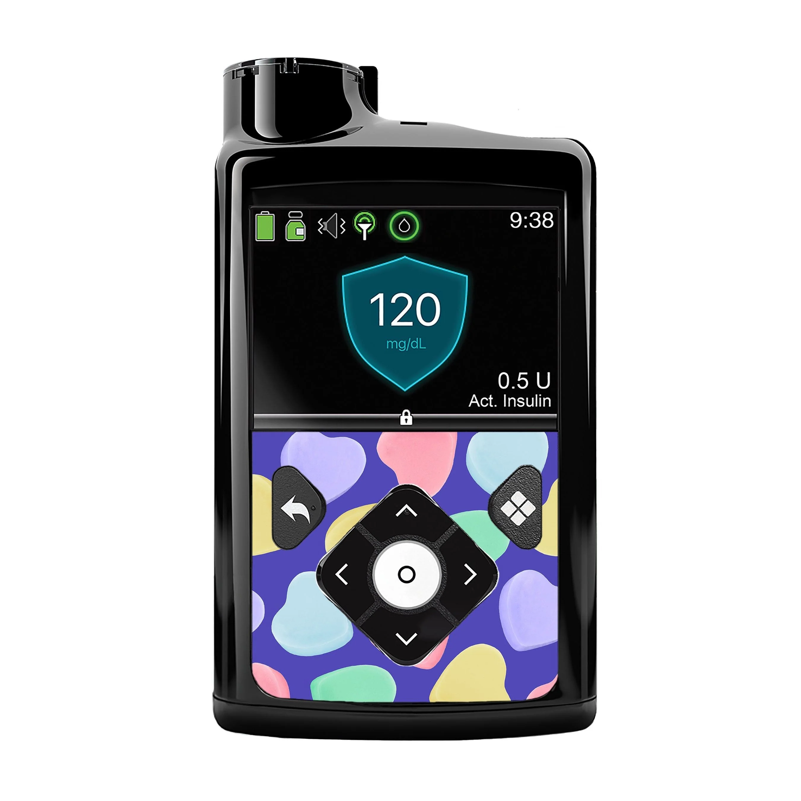 Candy Hearts Sticker for Medtronic MiniMed 770G & 780G - Image 4