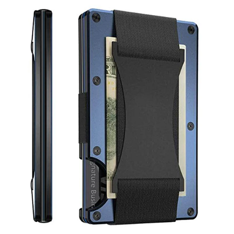 Carbon Fiber Wallet - RFID Blocking Metal Card Holder - Image 28