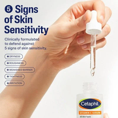 Cetaphil Brightening Vitamin C Face Serum 1fl oz - Imperfect Box - Image 6