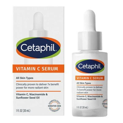 Cetaphil Brightening Vitamin C Face Serum 1fl oz - Imperfect Box - Image 9