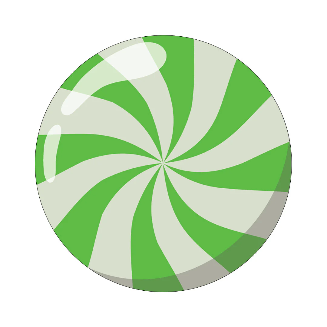 CF Holiday Mint twiist™ Automated Insulin Delivery System Stickers - Pump Peelz - Image 2