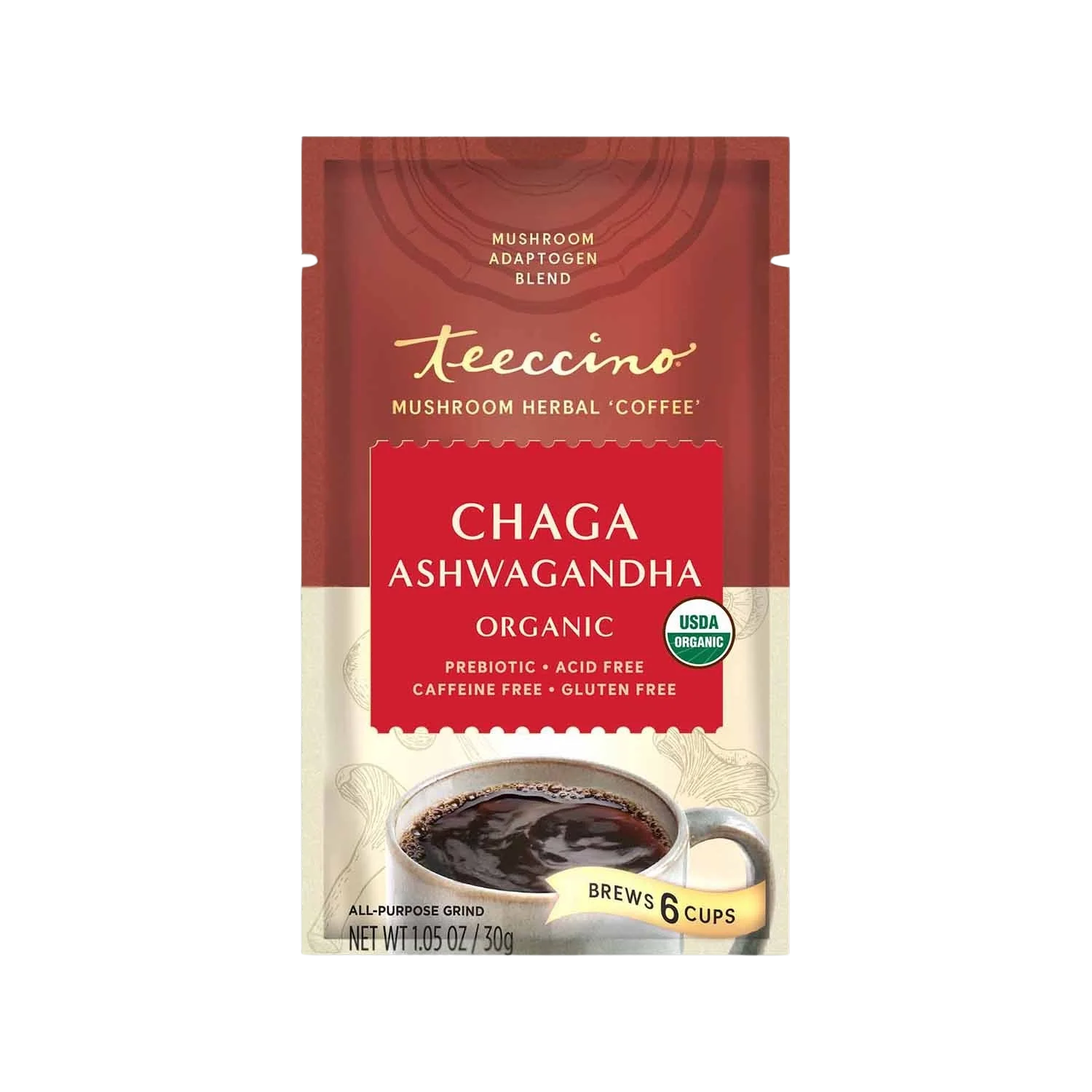 Chaga Ashwagandha Butterscotch Cream Mushroom Herbal Coffee - Image 10