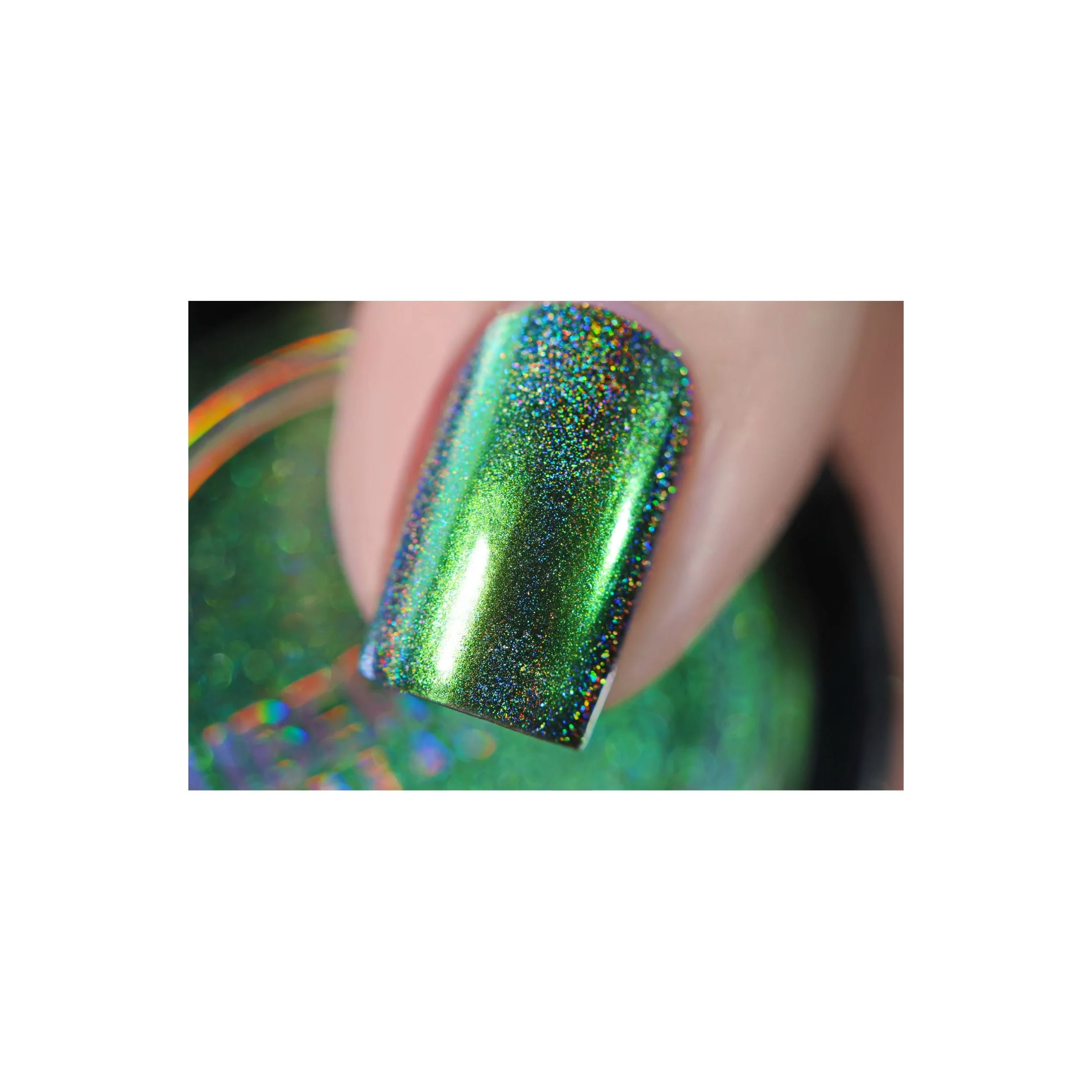 Chameleon Holographic Nail Powder: Emerald Isle - Image 3