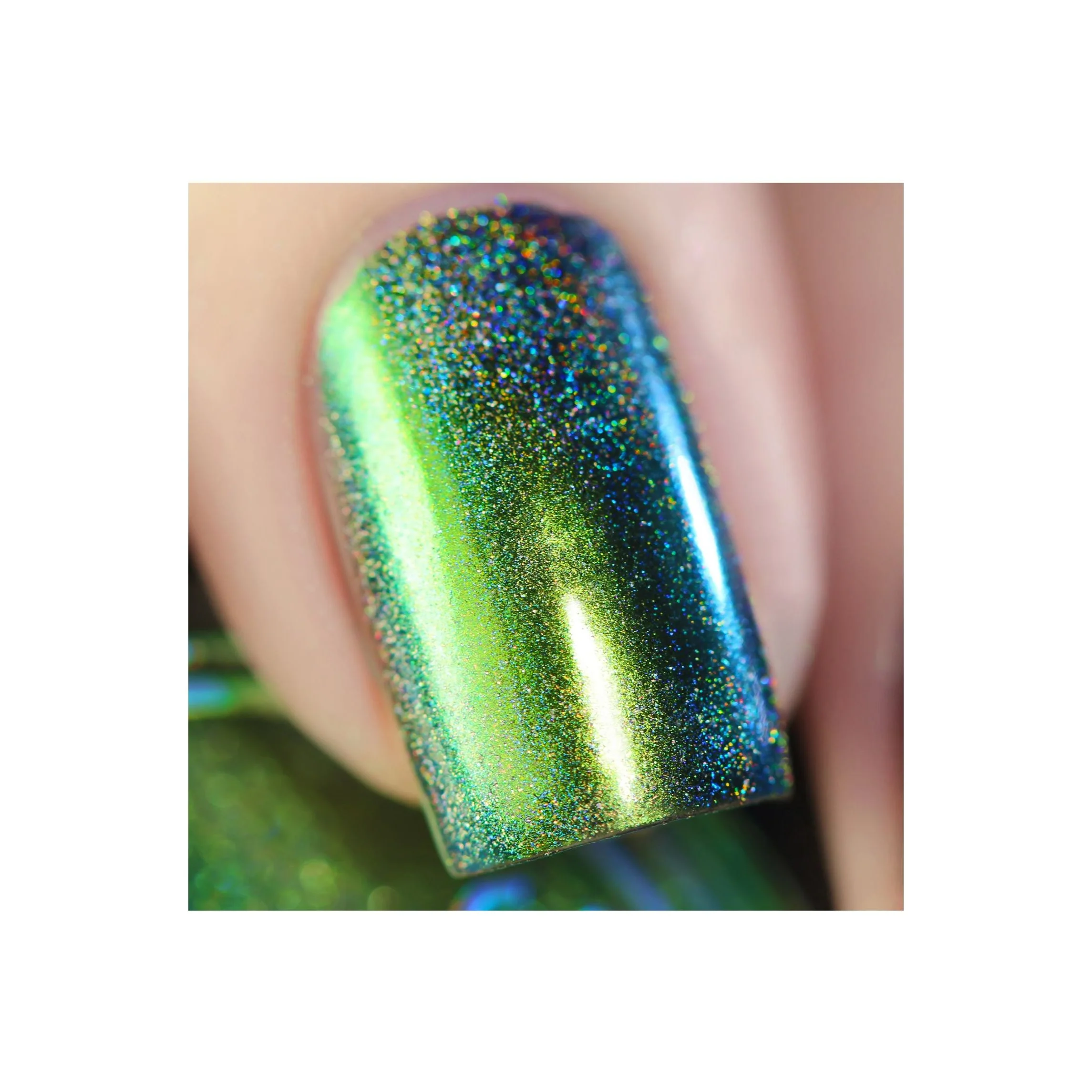 Chameleon Holographic Nail Powder: Emerald Isle - Image 4