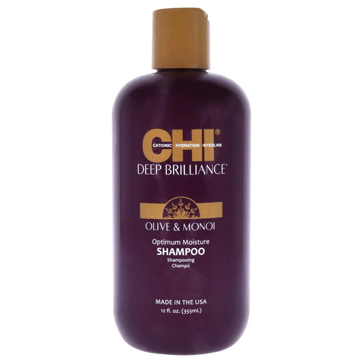 CHI Deep Brilliance Optimum Moisture Shampoo 12 oz