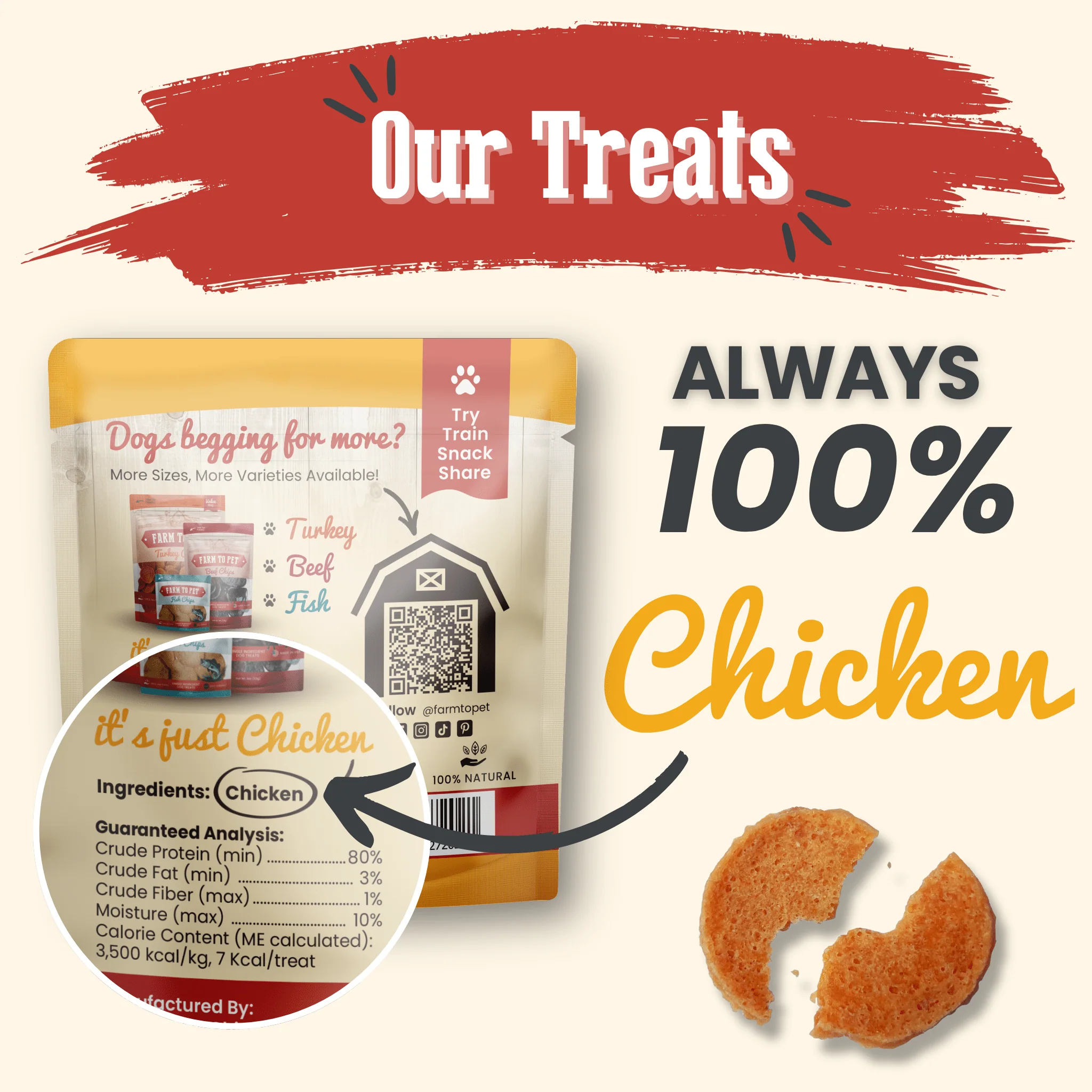 Chicken Chips Snack Pack Bundles | Dog Party Favors & Training Treats - Image 2