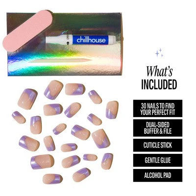Chillhouse Chill Tips Press-On Fake Nails AI Supernova 24ct - Imperfect Box - Image 8