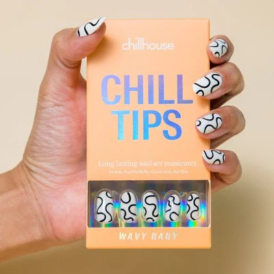 Chillhouse Chill Tips Press-On Fake Nails Wavy Baby 24ct - New - Image 4