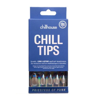Chillhouse Chill Tips Press-On Nail Set Priestess of Punk 24ct - New