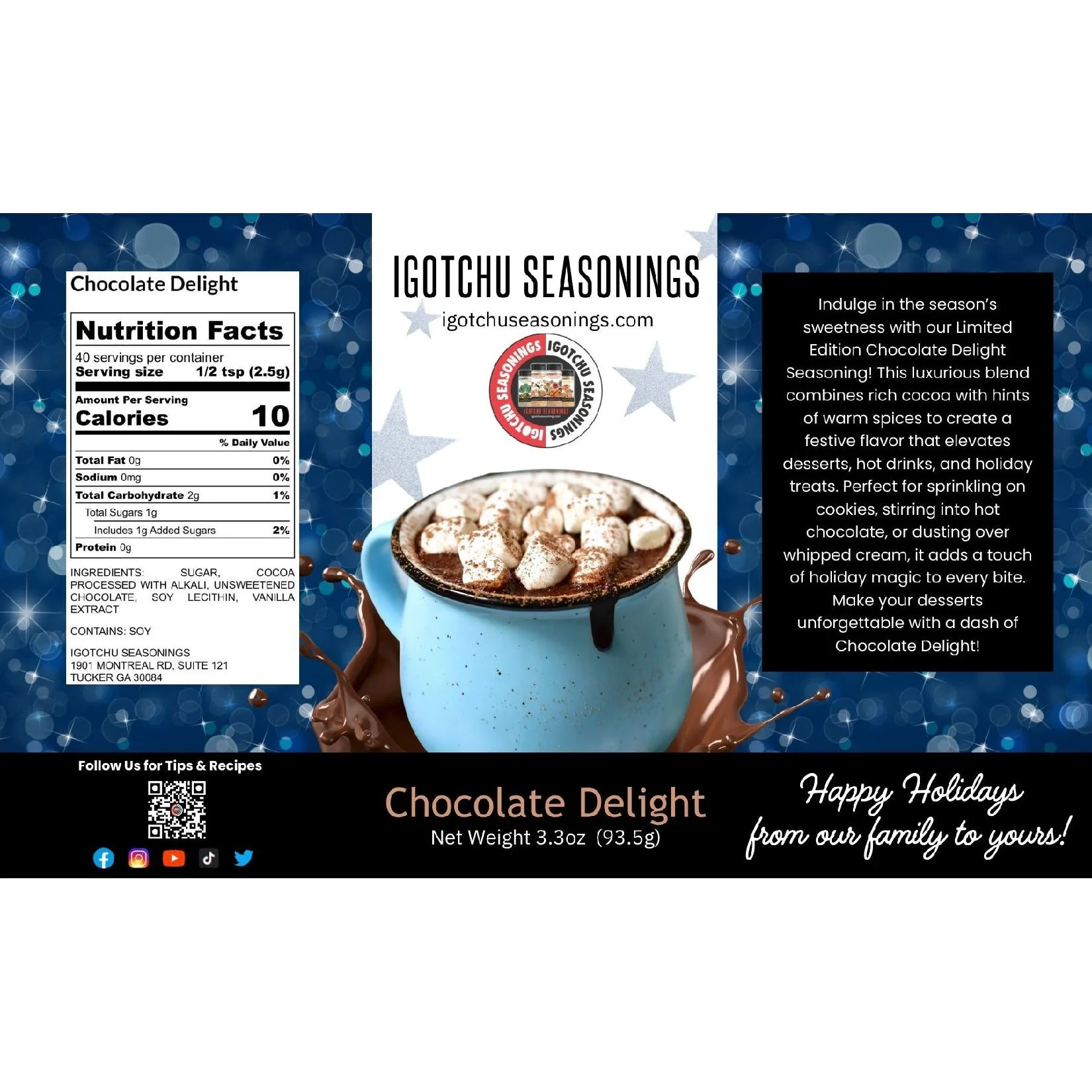Chocolate Delight 5.5 oz Holiday Limited Edition - Image 2
