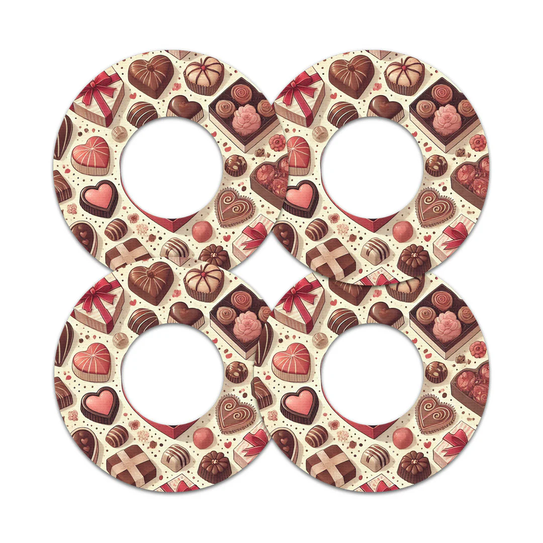 Chocolate Love Freestyle Libre 2 Patch Tape - Pump Peelz
