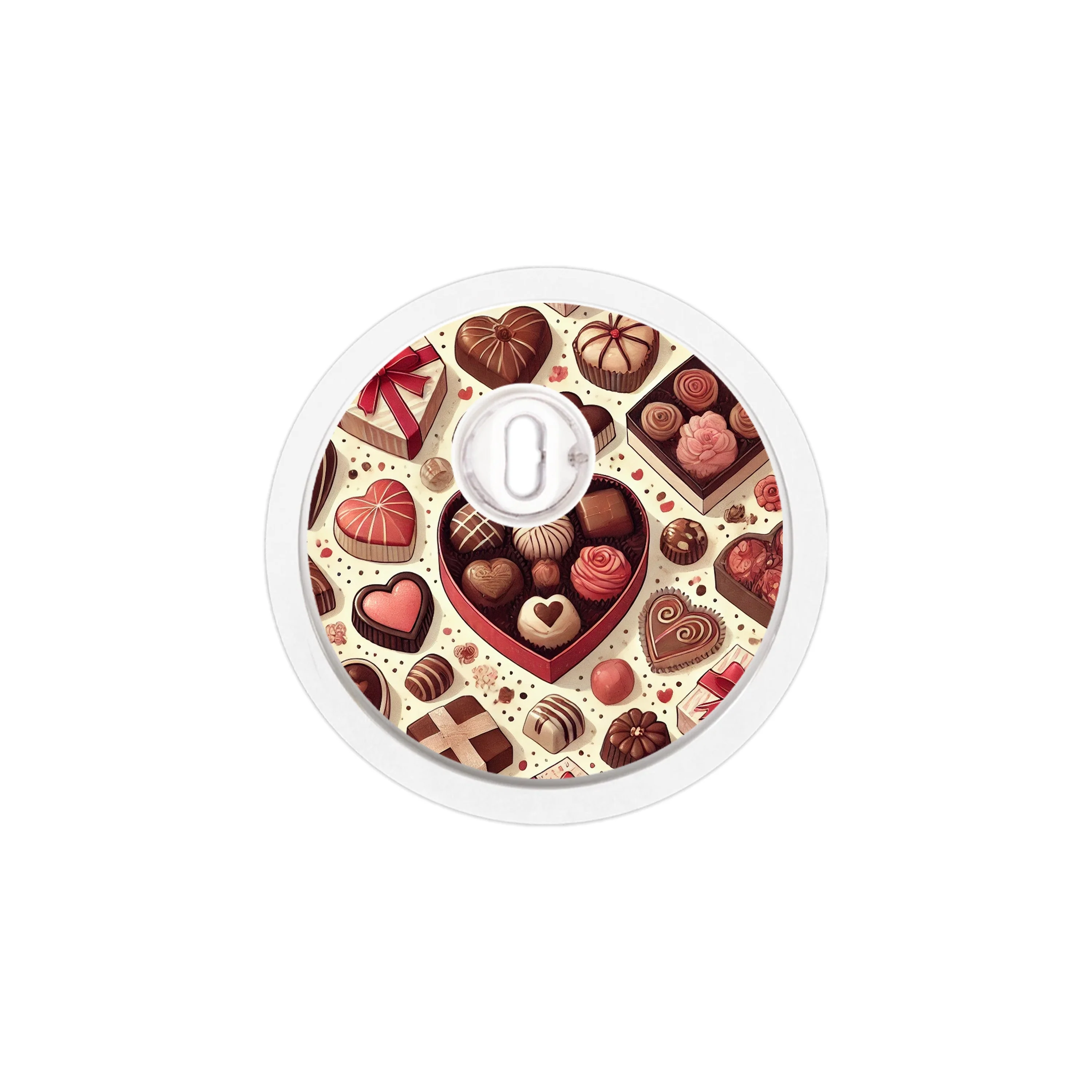 Chocolate Love Sticker Designed for the FreeStyle Libre 3 Plus & Lingo  Sensor