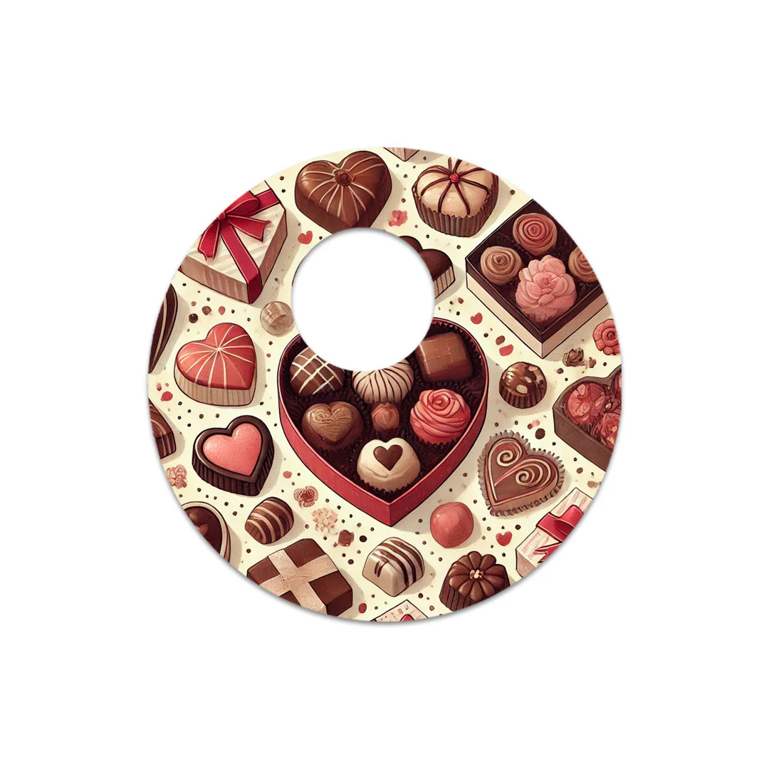 Chocolate Love Sticker Designed for the FreeStyle Libre 3 Plus & Lingo  Sensor - Image 2