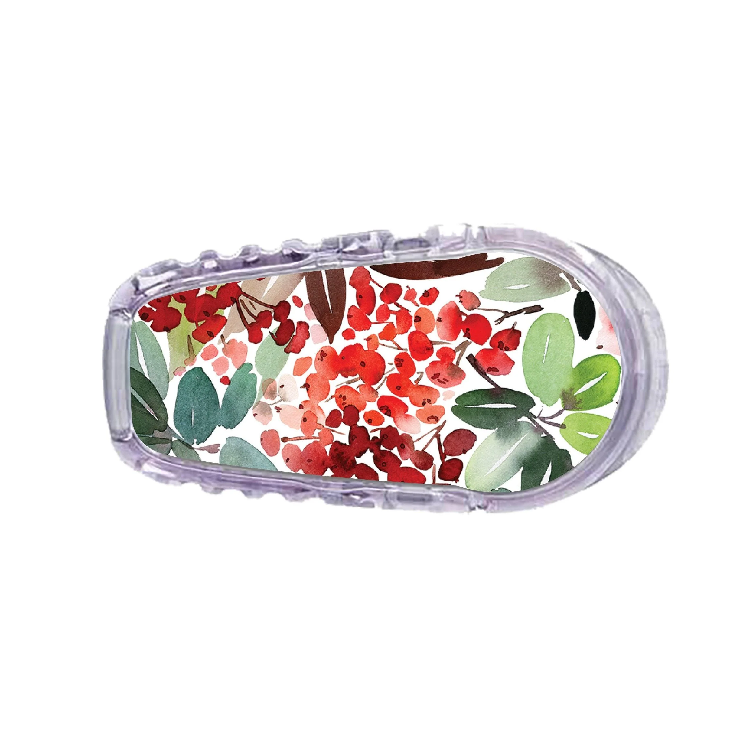 Christmas Berries Sticker Designed for the DEXCOM Transmitter