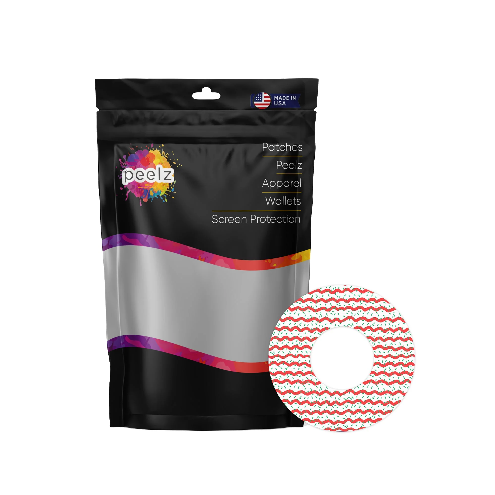 Christmas Icing Freestyle Libre 2 Patch Tape - Pump Peelz - Image 3