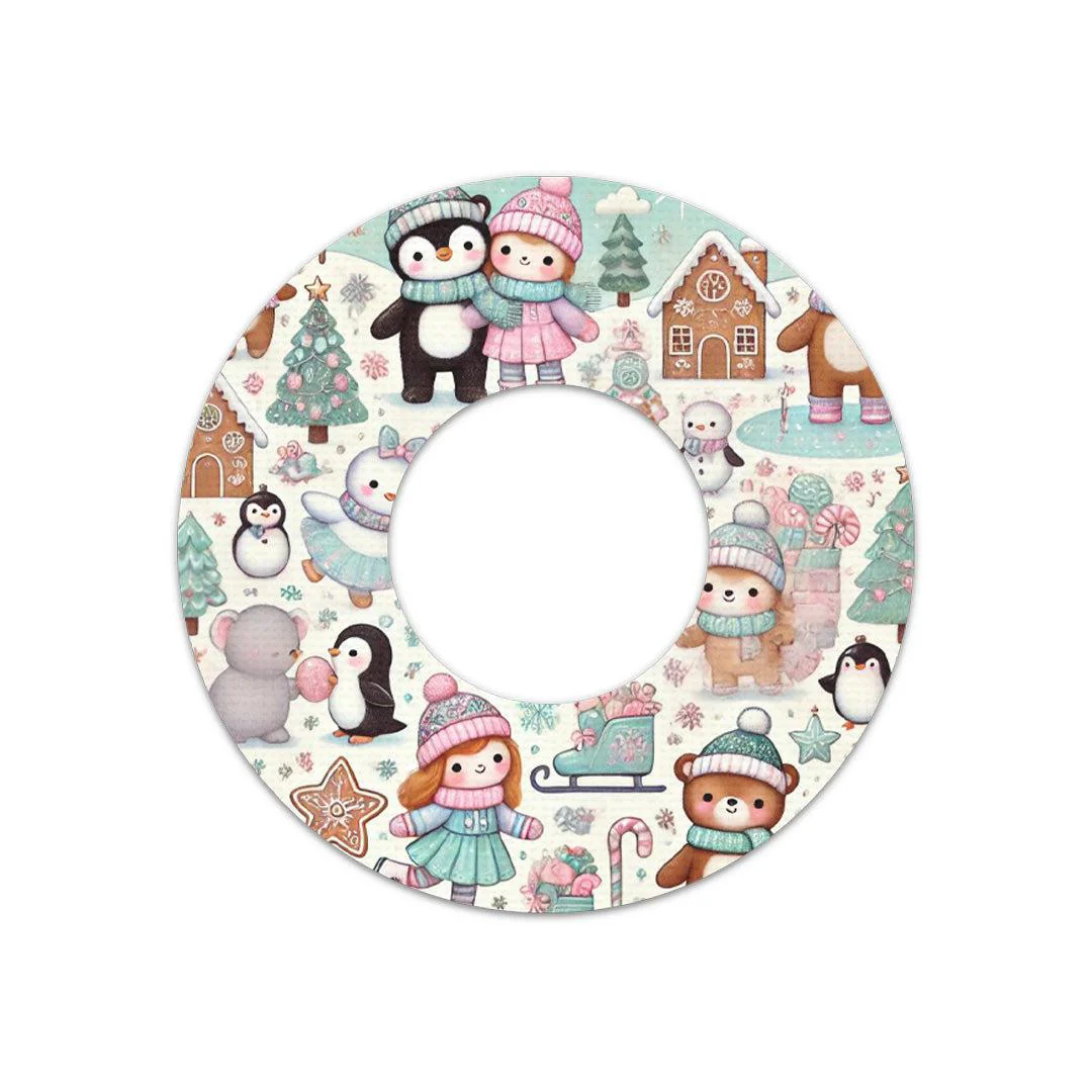 Christmas Scene Freestyle Libre 2 Patch Tape - Pump Peelz - Image 2